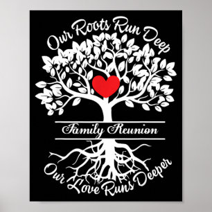 Poster Encontro familiar vibrações raízes profundas amor