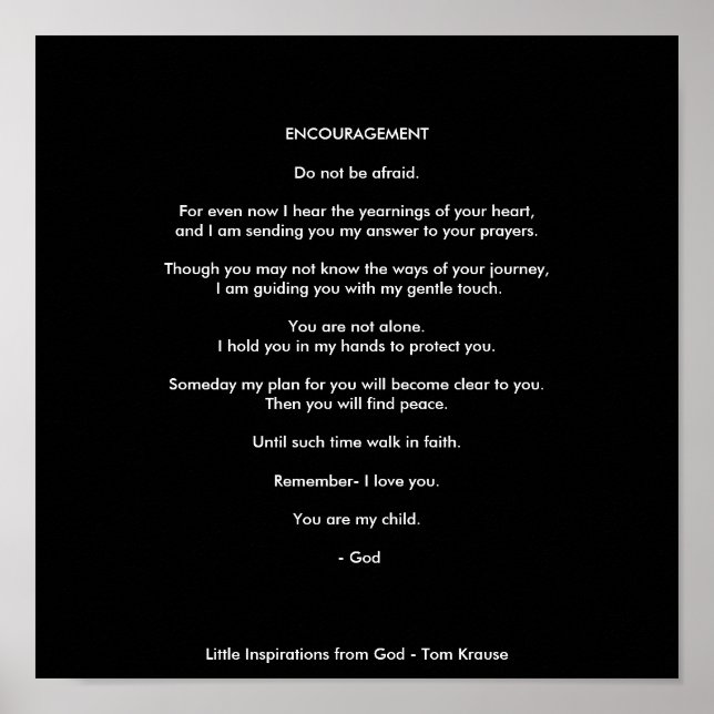 POSTER ENCORAJAMENTO (Frente)