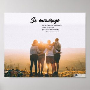 Poster Encorajar (1 Salónica 5:11)