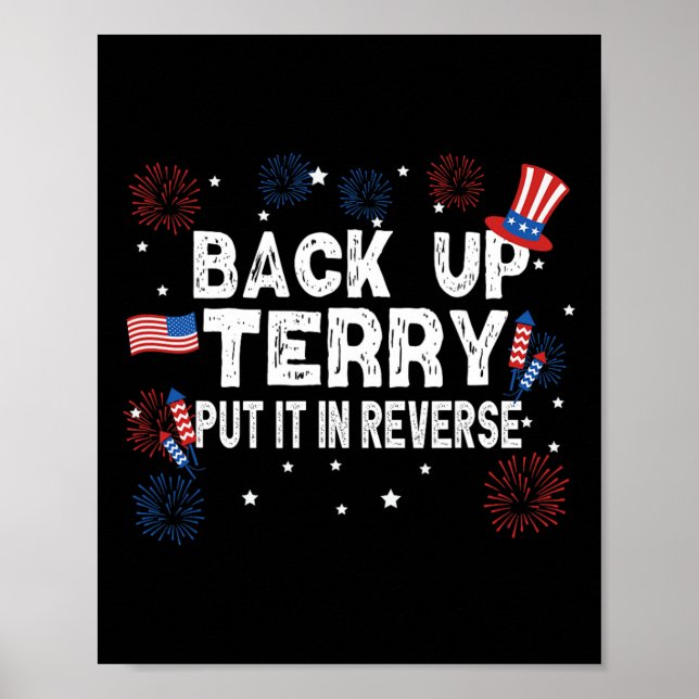 Poster Encoste A Camisa Terry, Coloque-A Engraçada 4 De (Frente)