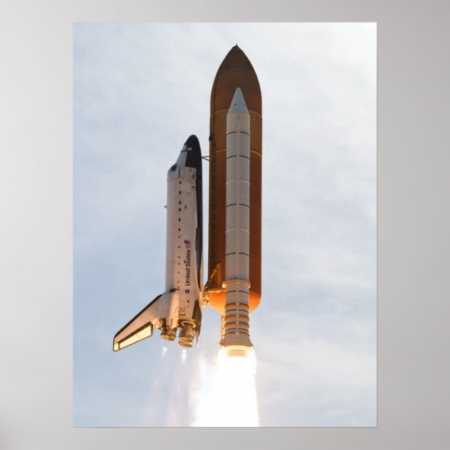 Poster Endeavador de Encaminhamento de Espaço (Frente)