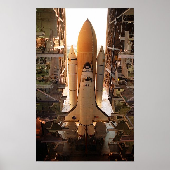Pôster Endeavor de Encaminhamento de Espaço (STS-97) (Frente)