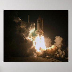 Poster Endeavor de Shuttle de Espaço