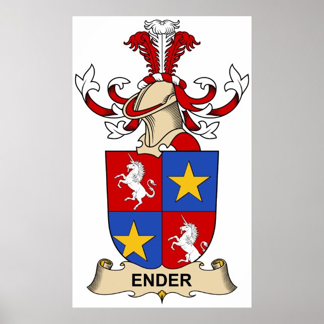 Poster Ender Family Crest (Frente)