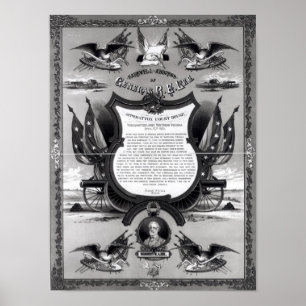 Poster Endereço de adeus do general Robert E. Lee