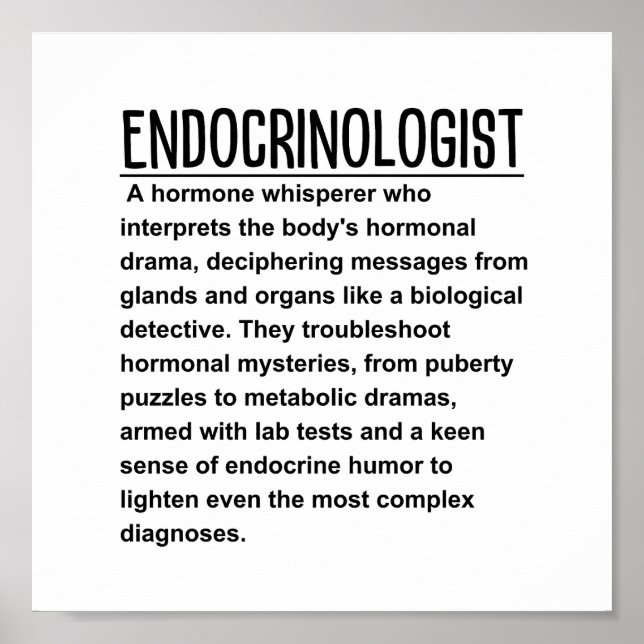 Poster Endocrinologista (Frente)