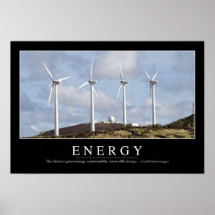 Poster Energia: Citações inspiradas