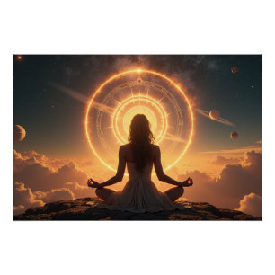 Pôster Energia Cósmica Meditativa