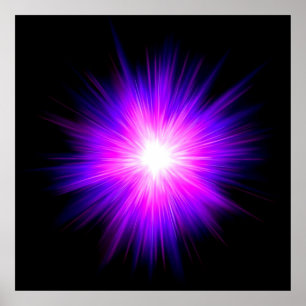 Poster Energia cura do chakra da energia da chama do