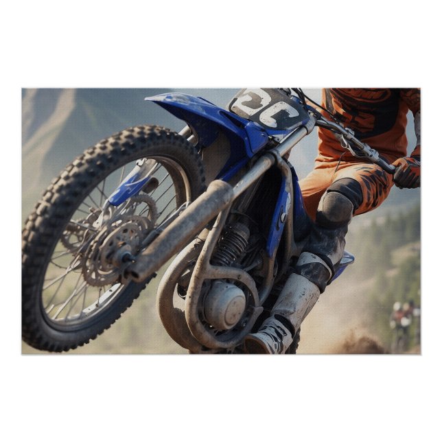Pôster Energia de Motocross!! (Frente)