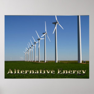 Pôster Energia do Alternativo - A energia verde
