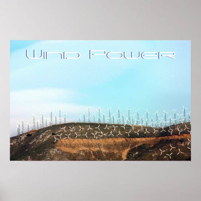 Poster Energia eólica (Frente)