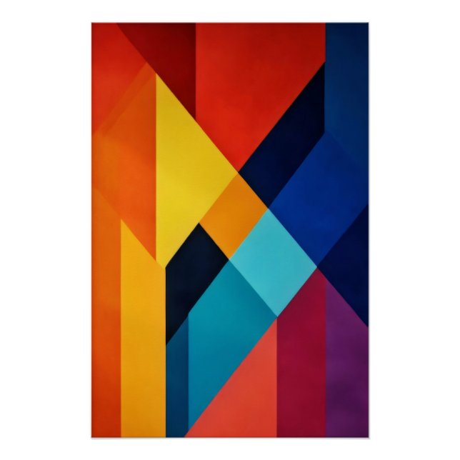 Pôster Energia Geométrica (Frente)