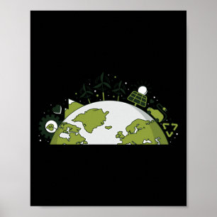 Poster Energia Renovável & Reciclagem - Ambiente P