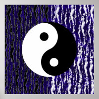 Energia Zen Yin Yang Azul Tranquilidade