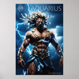 Poster Energia Zodiac: Aquário