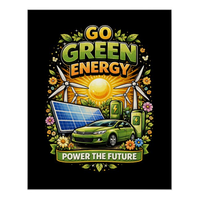 Pôster Energize o Futuro (Frente)