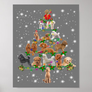 Poster Enfeite Engraçado Poodle, Enfeite de Decoração de 