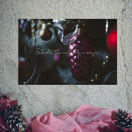 Poster Enfeites de natal de glamour escuros