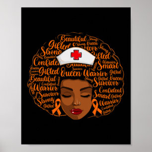 Poster Enfermagem da Consciência do Cancer Sanguíneo
