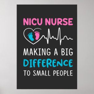 Poster Enfermagem Enfermeiro Nicu