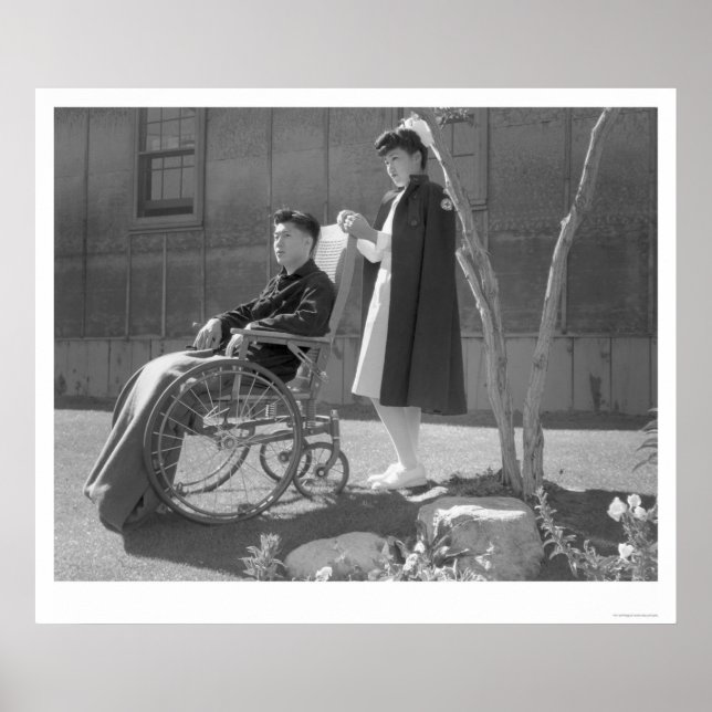 Poster Enfermeira Aiko Hamaguchi e Tom Kano 1943 (Frente)