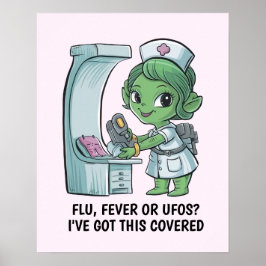 Poster Enfermeira Alien