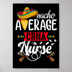 Poster Enfermeira Anestesista Registrada Certificada Médi