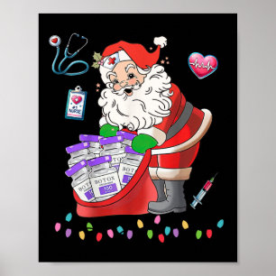 Poster Enfermeira Botox Enfermeira de Natal Enfermeira Es