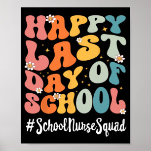 Poster Enfermeira da Escola Feliz Dia Passado de Professo