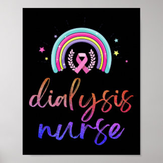 Poster Enfermeira de Diálise Nefrologia Doença Renal Enfe