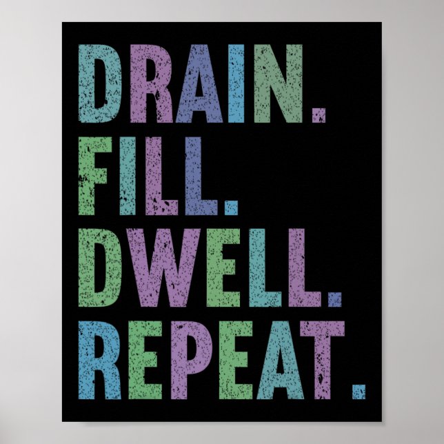 Poster Enfermeira de diálise peritoneal Doença renal Engr (Frente)