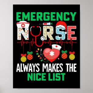 Poster Enfermeira De Emergência Sempre Faz A Enfermeira E