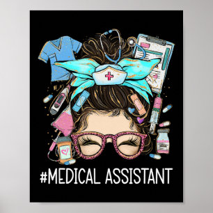 Poster Enfermeira de enfermagem de Mães Instantâneas Médi