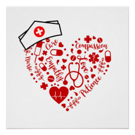 Pôster Enfermeira de enfermeiras registradas