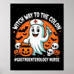 Poster Enfermeira de Gastroenterologia Enfermeira Fantasm