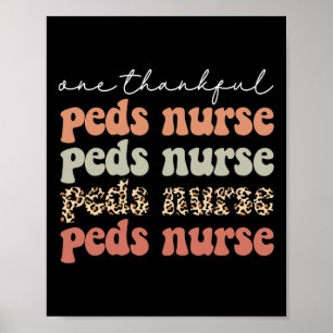Poster Enfermeira de Peds de Agradecimento Caiu de Árvore