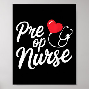 Poster Enfermeira de Pré-Operatório Apreciação Sala de Op