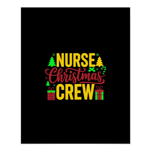 Pôster Enfermeira Design de Arte Digital (Frente)