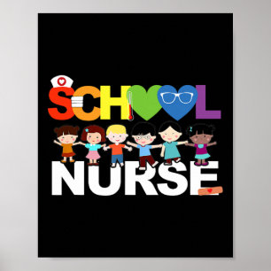 Poster Enfermeira do Ensino Secundário Registrada De Volt