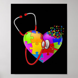 Poster Enfermeira Enfermeira Autismo Enfermeiro Quebra-ca