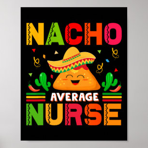 Poster Enfermeira engraçada do Cinco De Mayo não é uma en