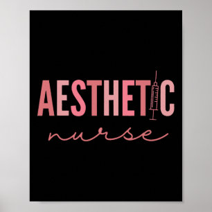 Poster Enfermeira Estética Mulheres Enfermeira Med Spa Bo