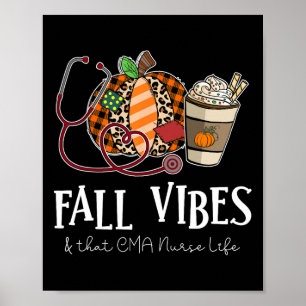 Poster Enfermeira Leopard Pumpkin Cai Vibes E Aquela CMA
