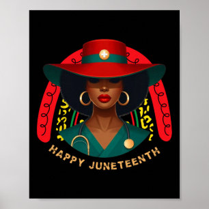 Poster Enfermeira Negra Bonita Feliz Enfermeira Junta Rai
