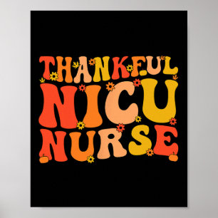 Poster Enfermeira Nicu agradecida Enfermeira de Ação de G