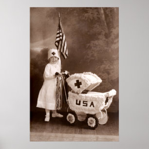 Pôster Enfermeira Patriótica 1917