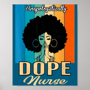 Poster Enfermeira sem desculpas vintage - enfermeira do j
