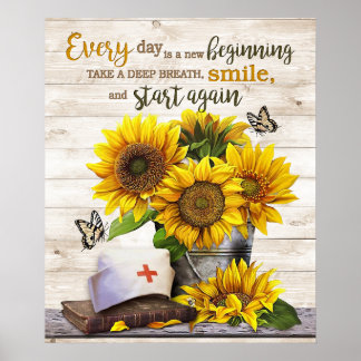 Poster Enfermeira Todos Os Dias É Uma Nova Motivação Inic