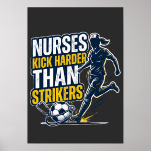 Poster Enfermeiras Chutam Mais Forte que Jogadores